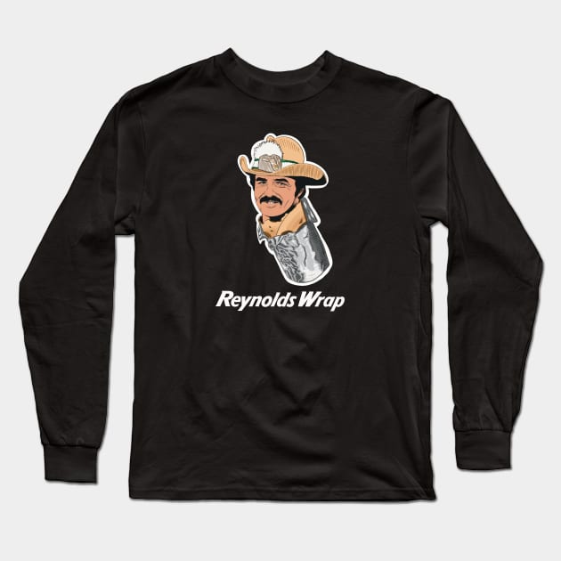 Burt Reynolds Wrap Long Sleeve T-Shirt by @johnnehill